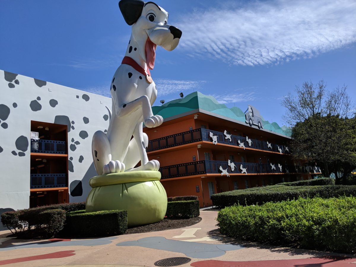 The 101 Dalmatians section of All Star Movies at Walt Disney World Resort in Orlando, Florida