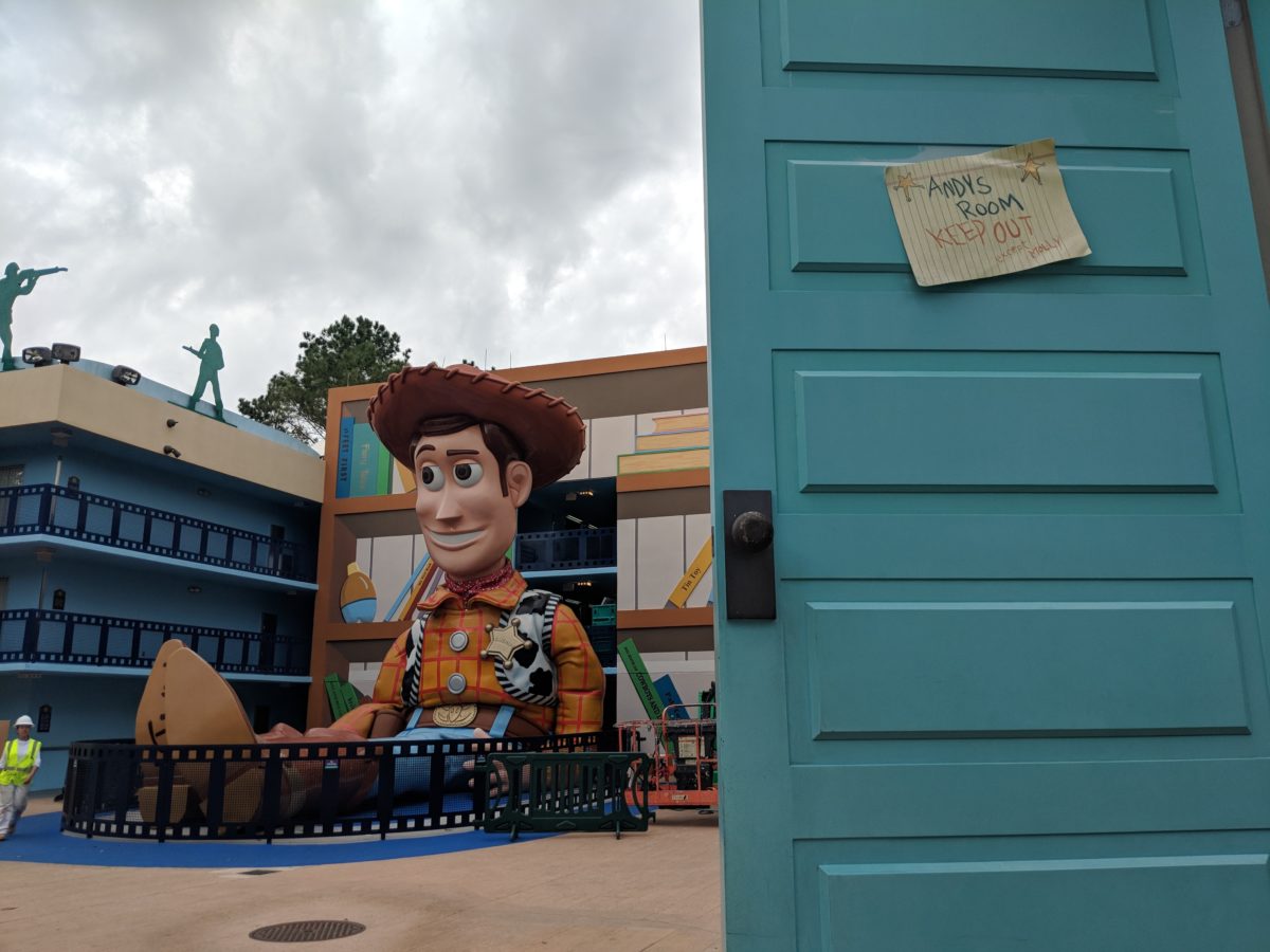 All Star Movies hotel at Walt Disney World Resort in Orlando, Florida has Toy Story part