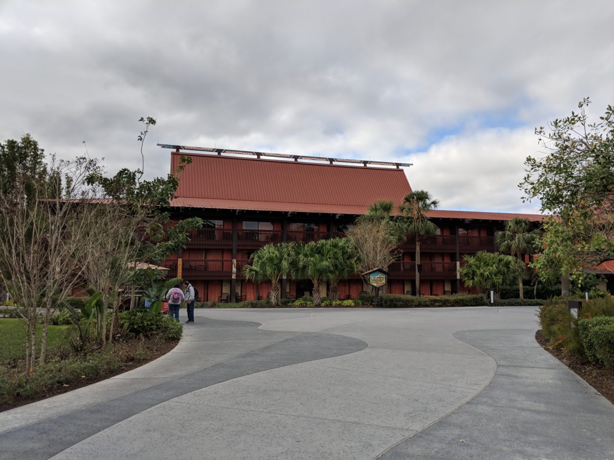 Beautiful theming at Polynesian Village at Walt Disney World in Florida