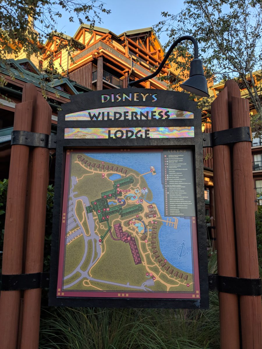 Wilderness Lodge has a convenient layout