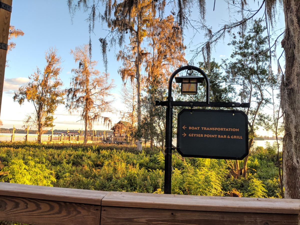 Disney's Wilderness Lodge has boat transportation to Disney World in Orlando