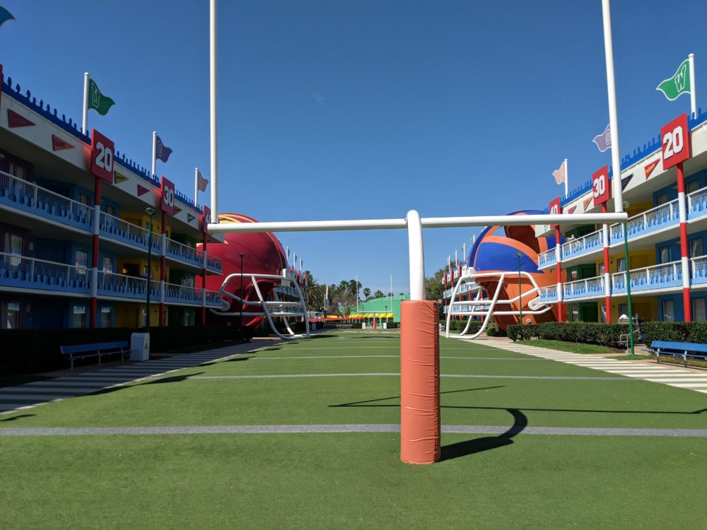 Why we love the football section of Disney's All Star Sports Resort