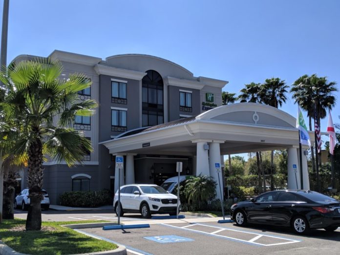 Free parking is a perk of Holiday Inn Express & Suites Tampa USF Busch Gardens, Tampa