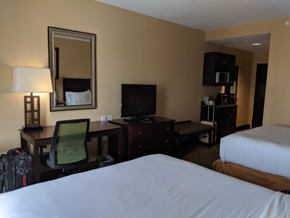 Busch Gardens Tampa Bay partner Holiday Inn Express has big rooms