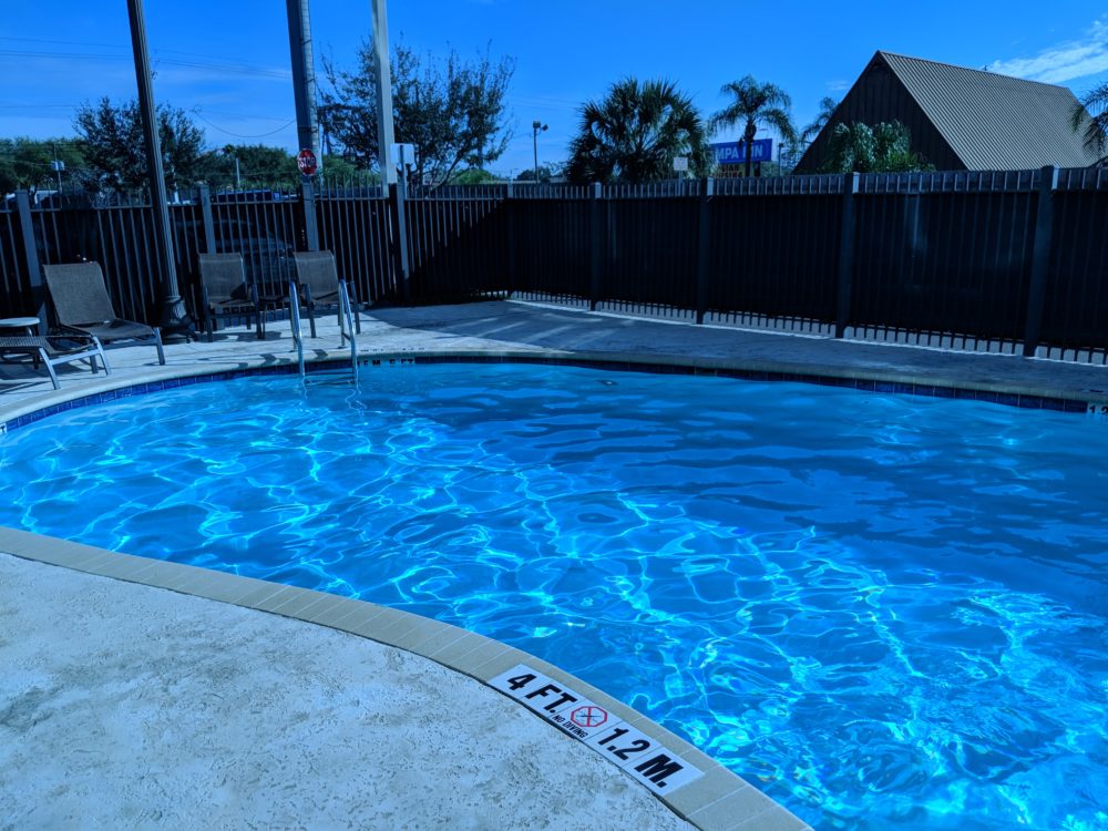 Cool off for Tampa Florida heat with pool at Holiday Inn Busch Gardens