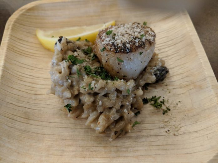 The Sea Scallop Provencal is one of our favorite menu items at Seven Seas Food Festival in Orlando, Florida.