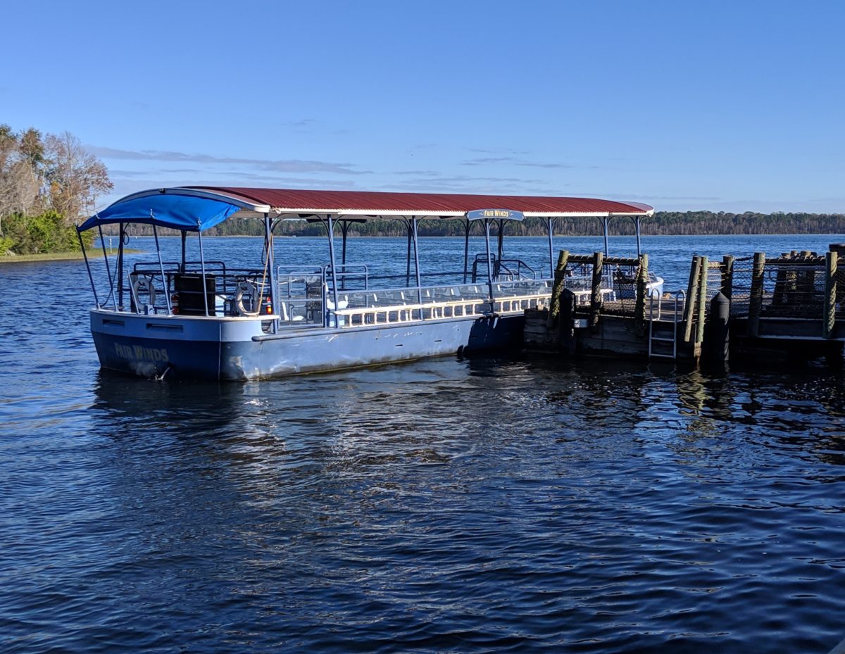 Boat transportation at Wilderness Lodge at Disney World