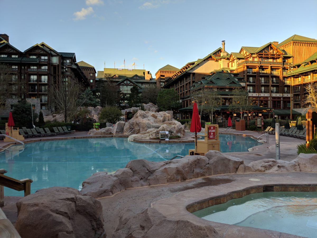 Disney's Wilderness Lodge has great pool complex