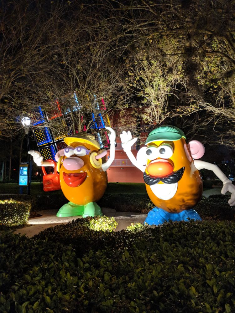 Pop Century at Walt Disney World has kid friendly decorations