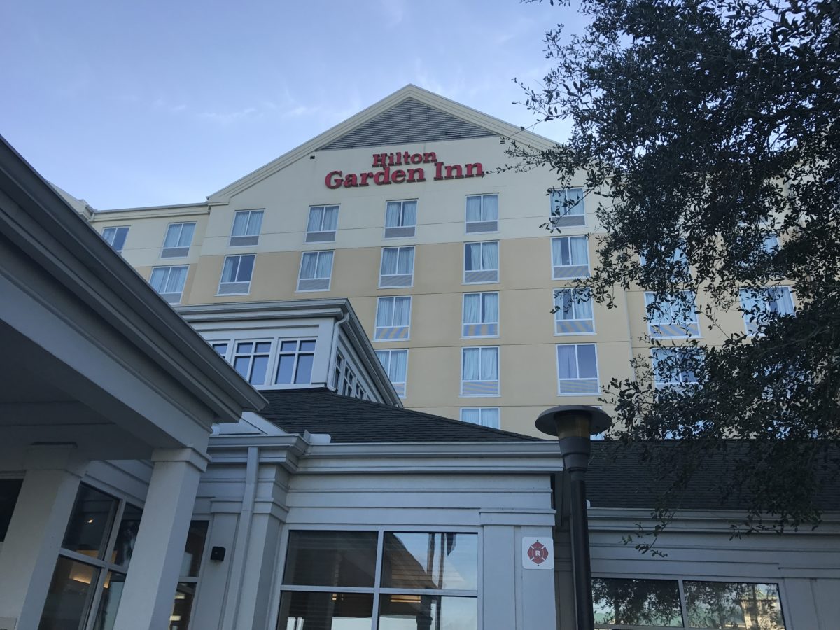 Hilton Garden Inn in Orlando, Florida doesn't have extra parking or resort fees