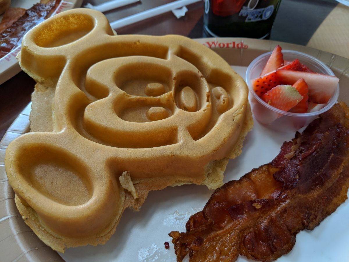 Delicious breakfasts with Mickey Waffles are available at Contempo Cafe at Contemporary Resort in Disney World