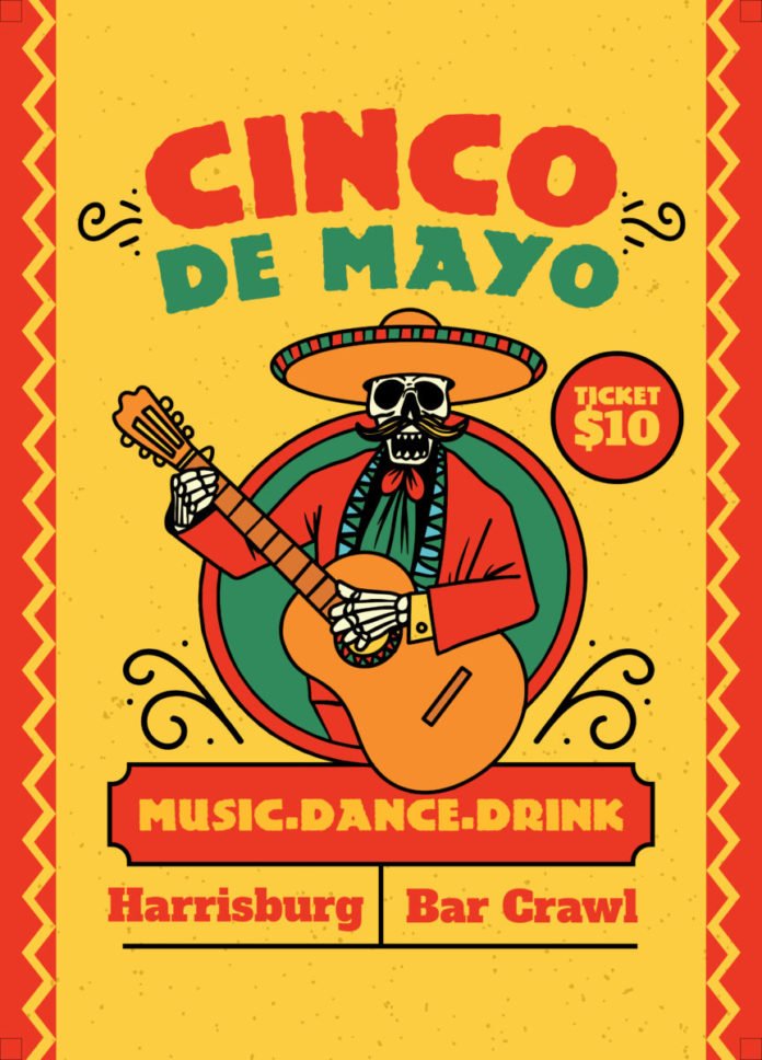 Cinco de Mayo Bar Crawl in Harrisburg Pennsylvania