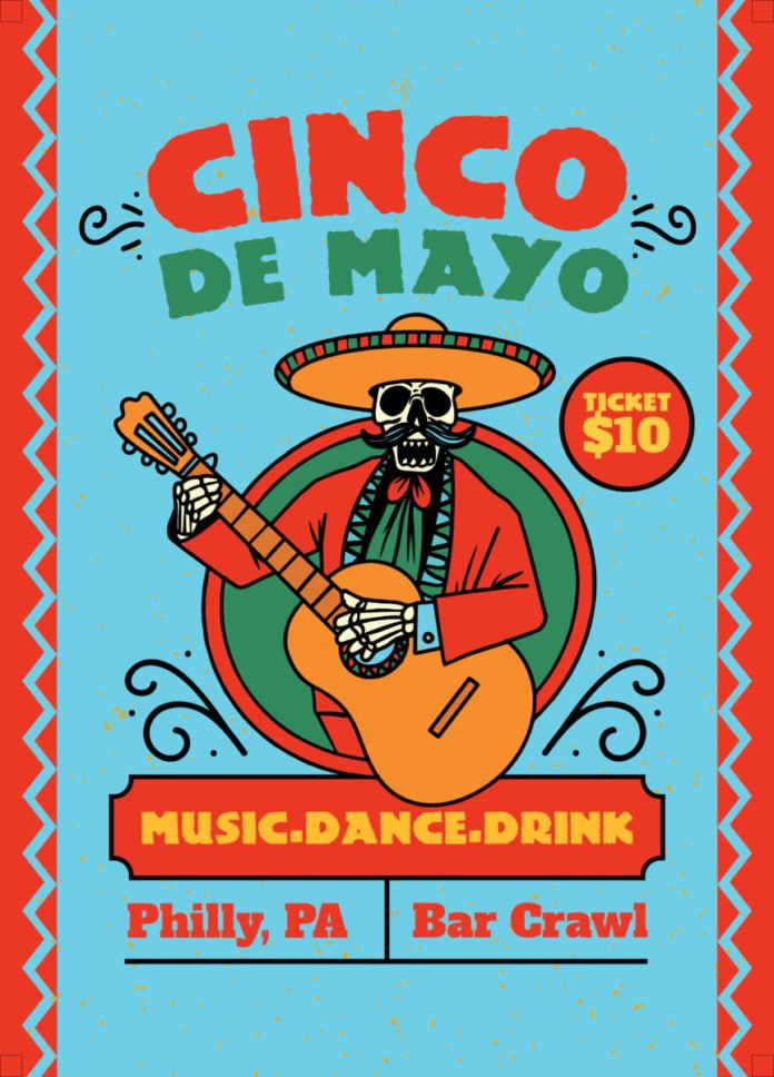 cinco de mayo bar crawl in Philadelphia Pennsylvania