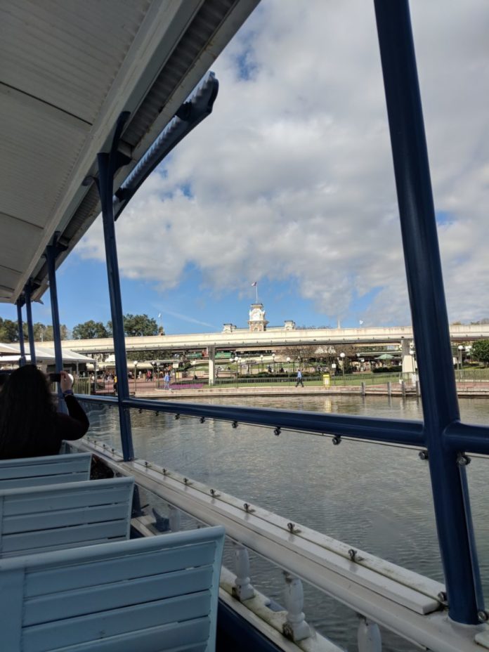 Boat transportation from Bay Lake Tower & Wilderness Lodge to Magic Kingdom at Walt Disney World