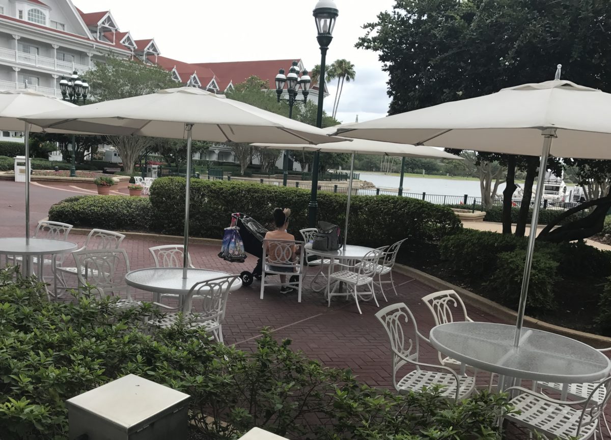 Eat outside at Disney's Grand Floridian Resort in Orlando Florida