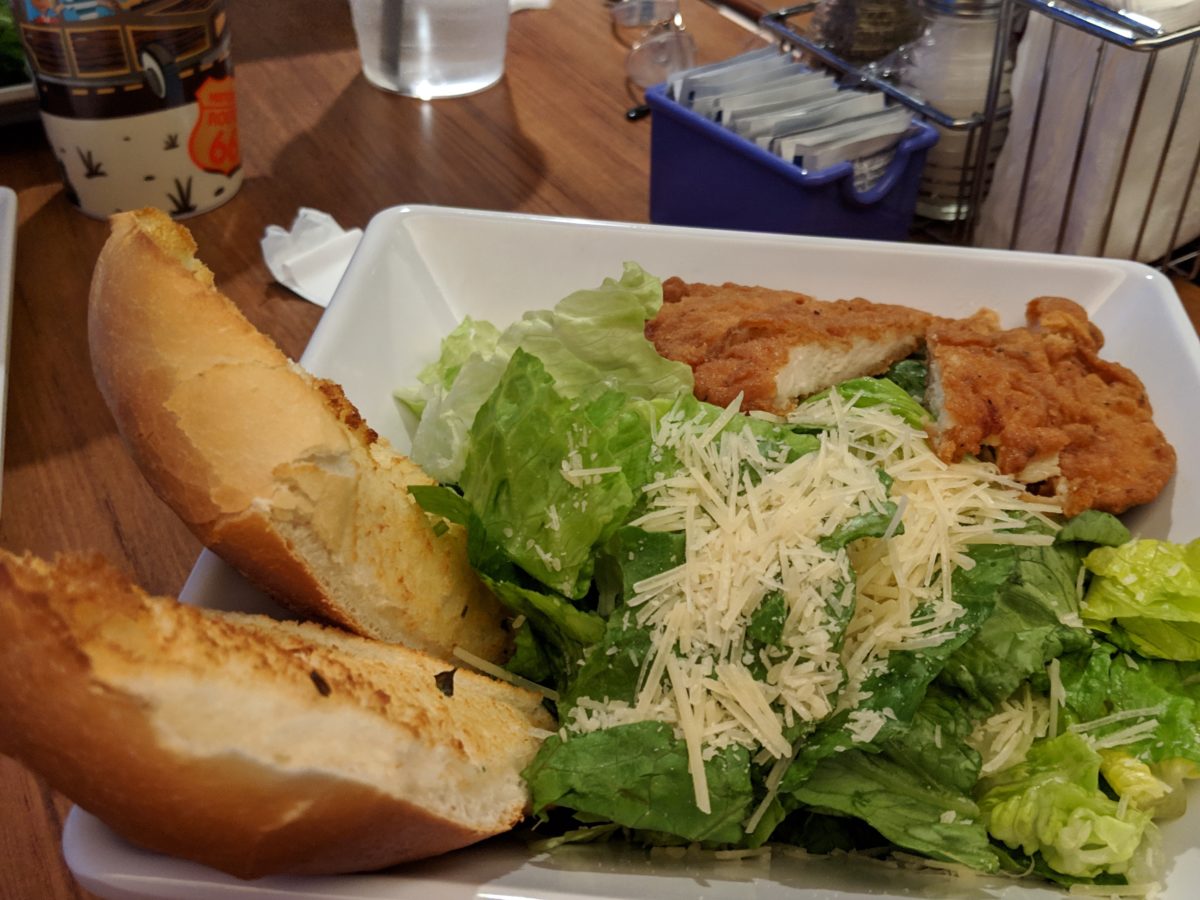 Cabana Bay Beach Resort at Universal Florida has delicious food like salads