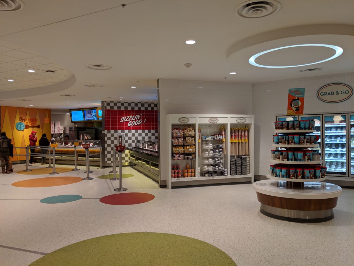 Cabana Bay Beach Resort at Universal Orlando has grab & go food & refillable mugs