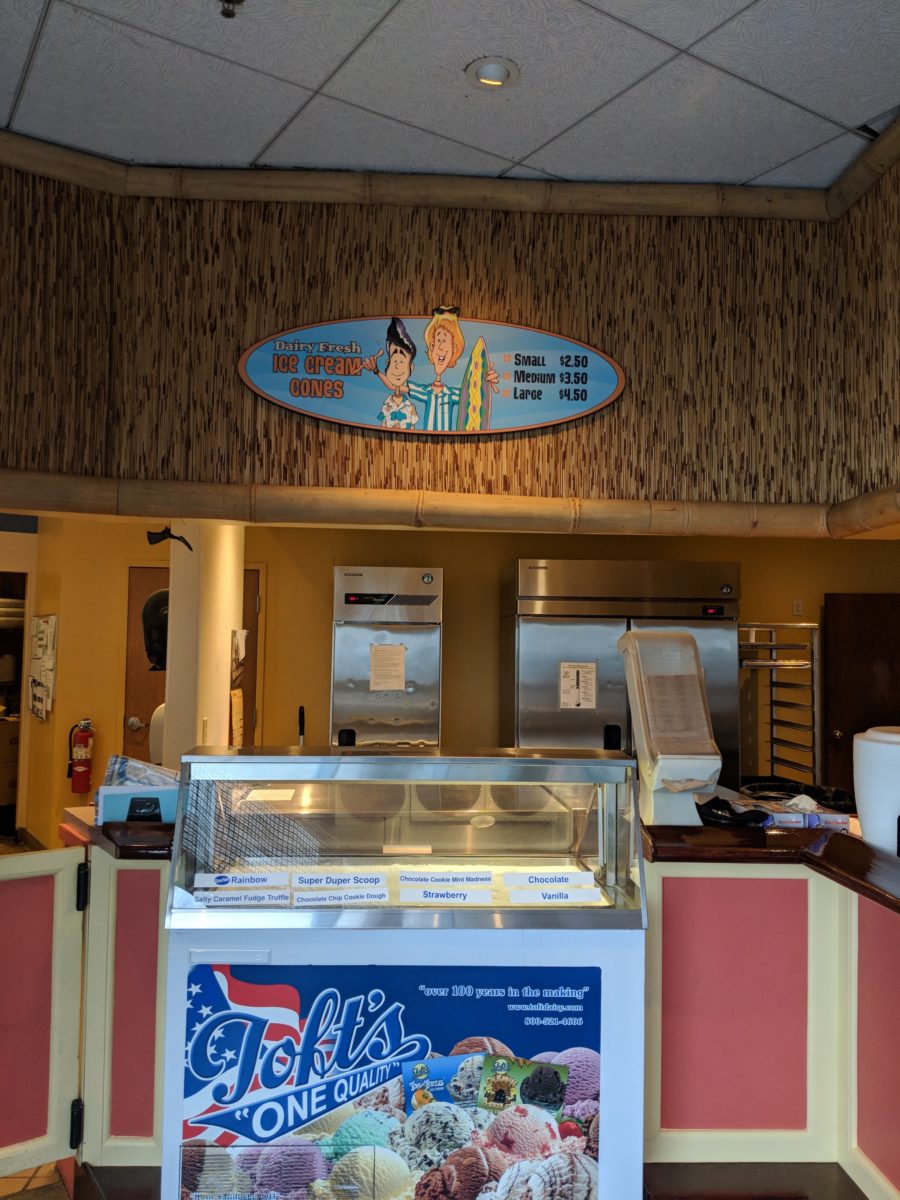 Cedar Point's Castaway Bay offers lots of food and ice cream options for hotel guests.