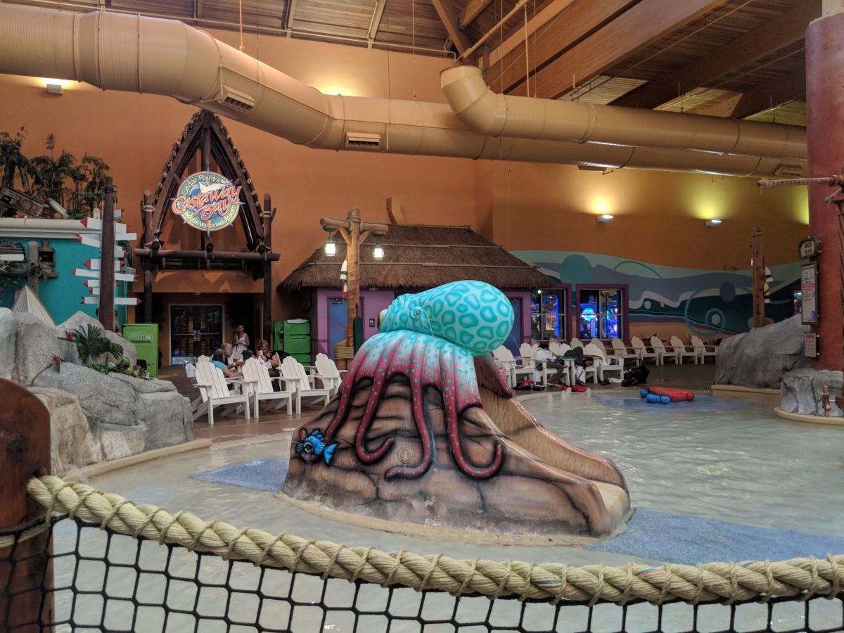 Water park at Castaway Bay Resort is fun for families with children