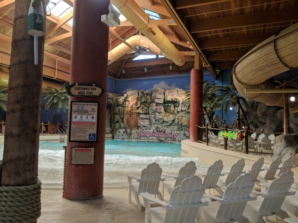 When you're not at Cedar Point, you can enjoy the water park at Castaway Bay hotel in Sandusky Ohio