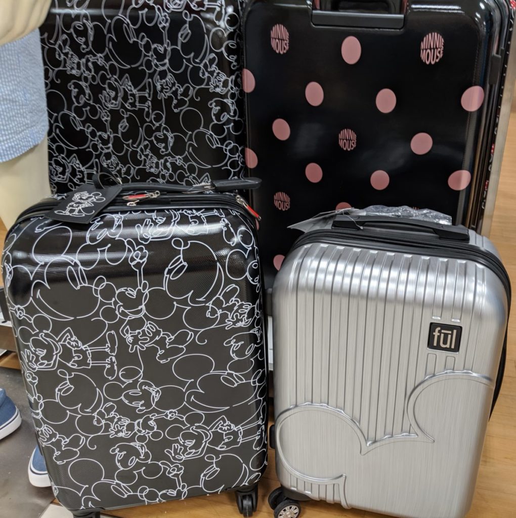 disney emoji suitcase