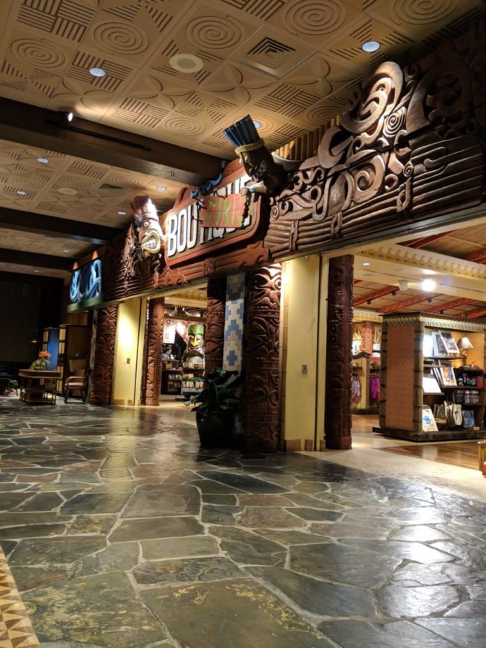 Enjoy unique shopping at Disney's Polynesian Resort at Walt Disney World in Orlando Florida