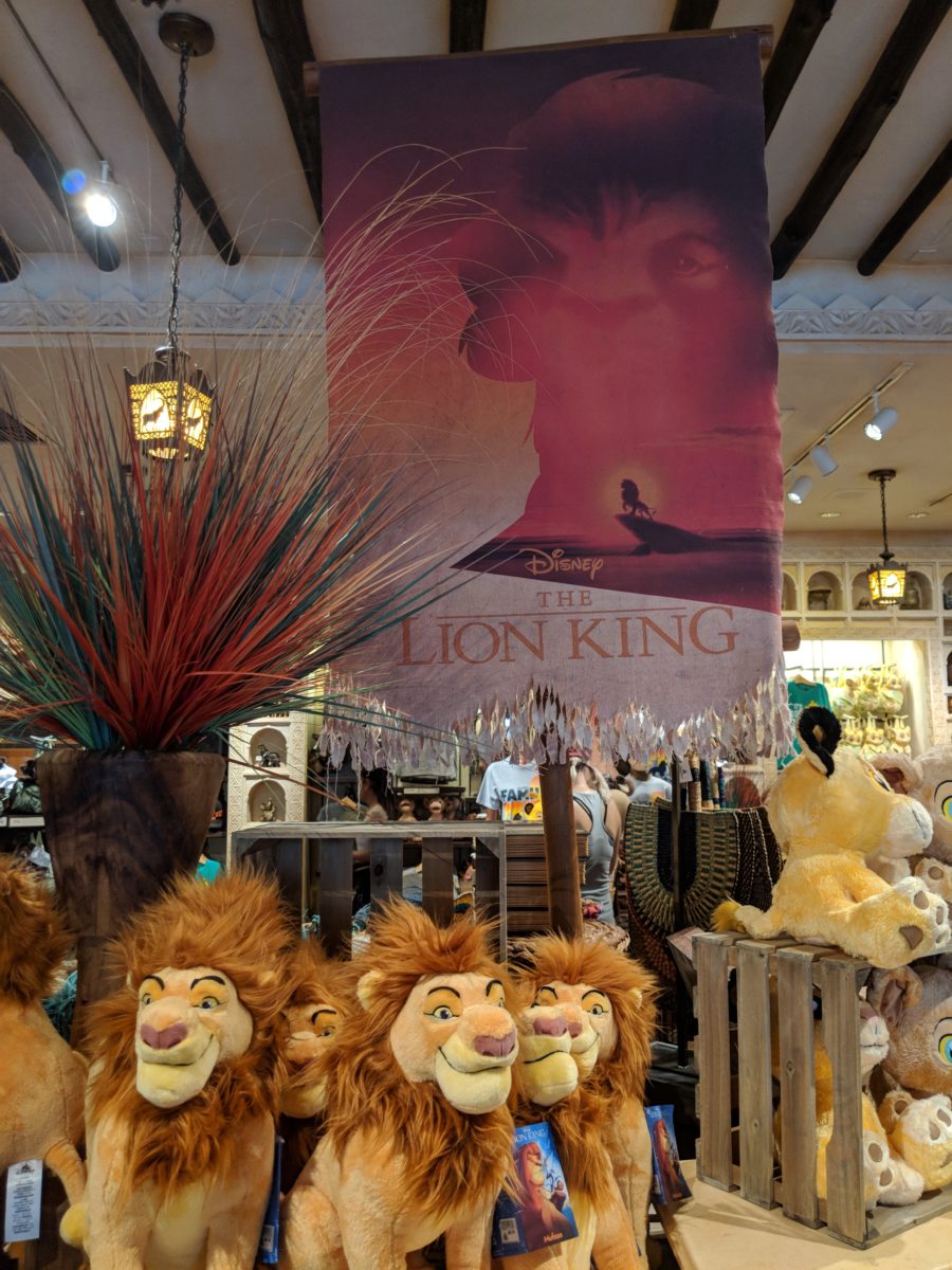 You can walk into gift shops at Disney World like this Animal Kingdom gift shop to avoid the heat