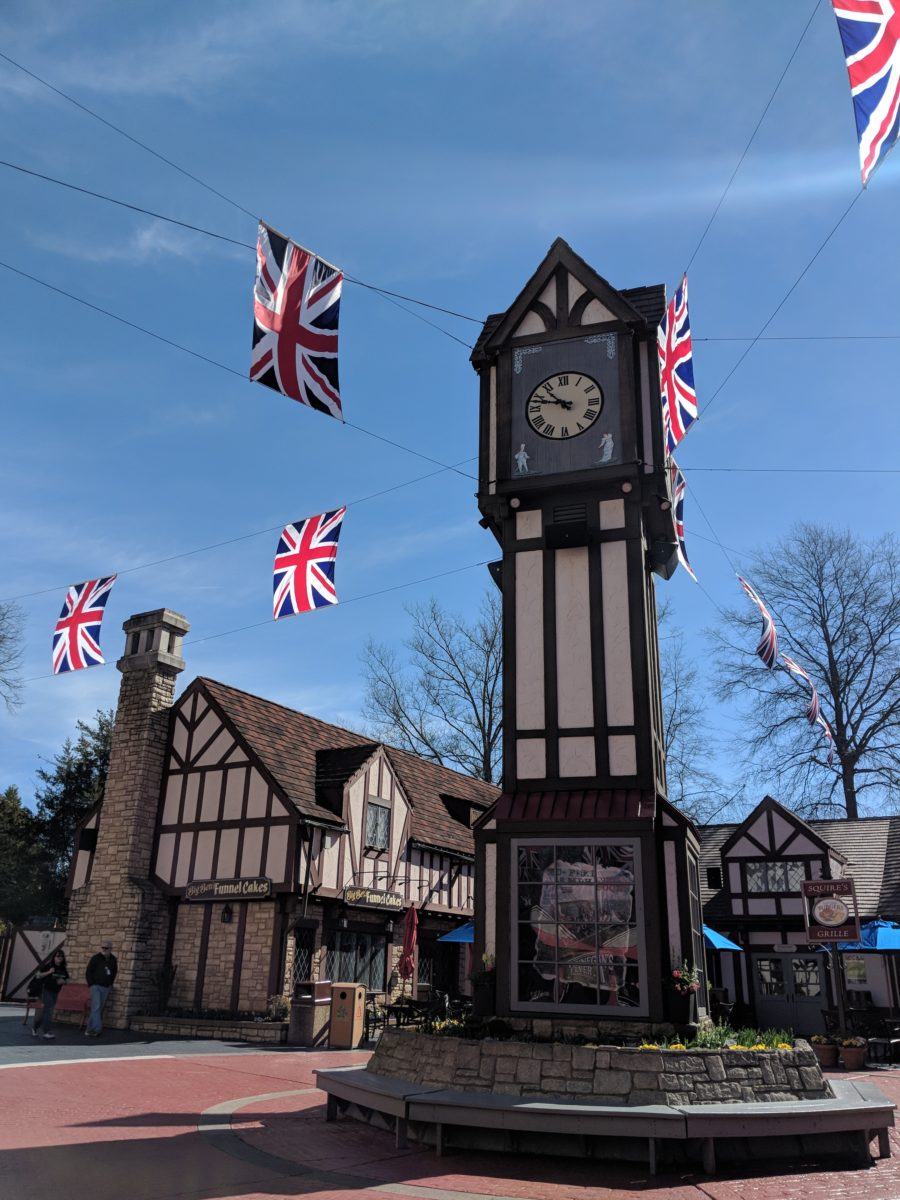 Busch Gardens theme park in Virginia has a European theme, including this English section