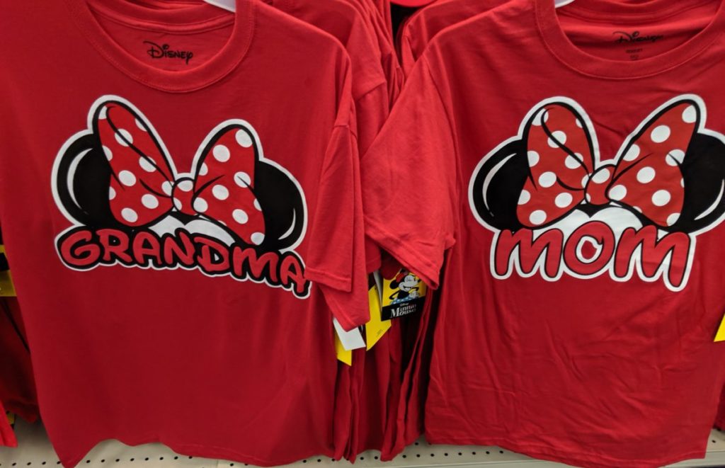 disney grandma and grandpa shirts