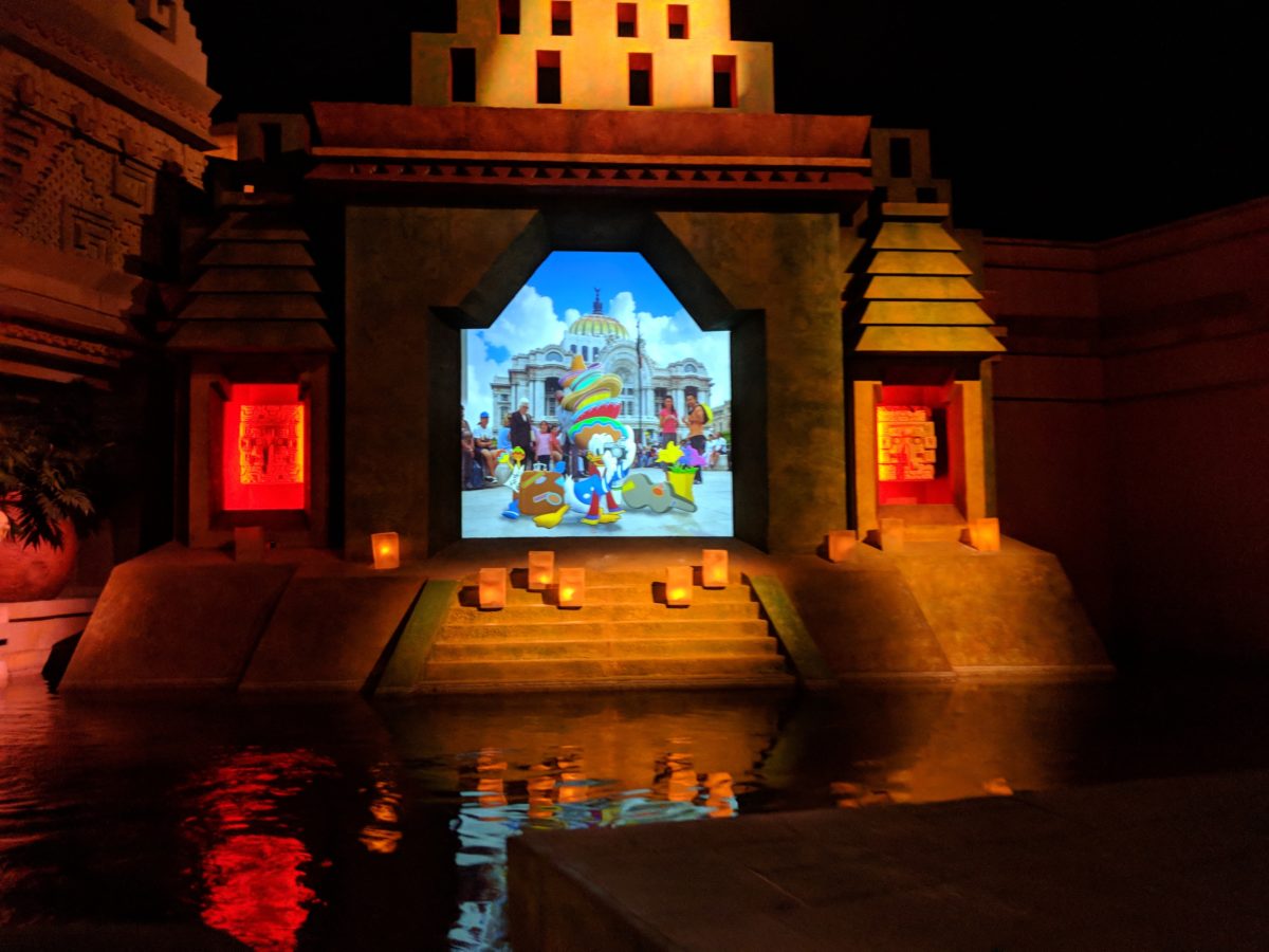 You can stay cool when visiting EPCOT at DIsney World in the summer by enjoy the Three Caballeros RIde