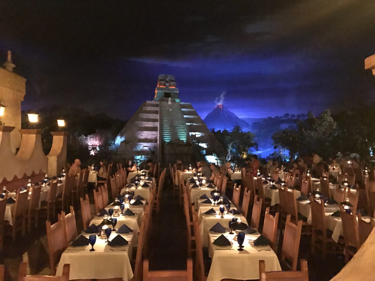 Escape the Florida heat with a nice dinner at the Mexican Pavilion at Disney's EPCOT theme park