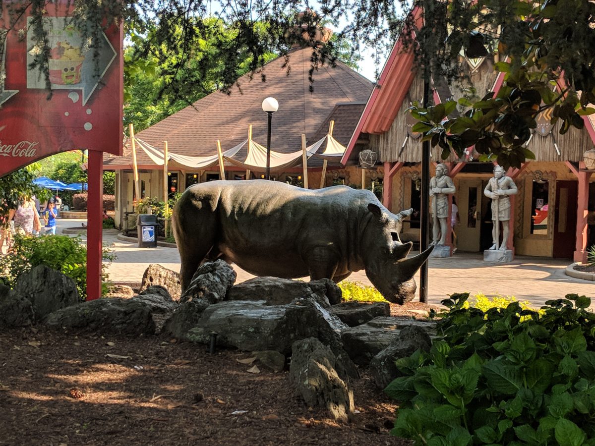 Fun exotic rides take place at Safari Village at Kings Dominion theme park