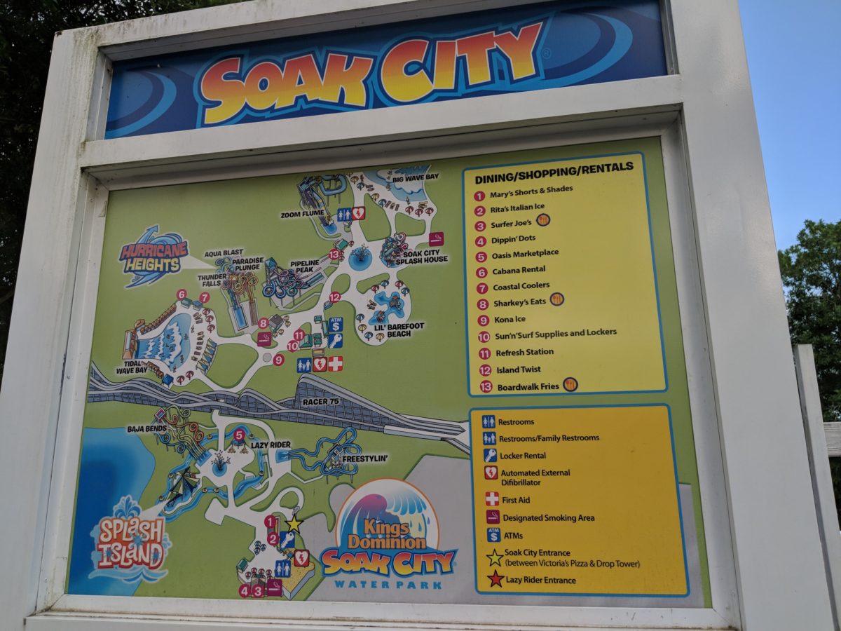 Kings Dominion park layout - is it more convenient than Busch Gardens?