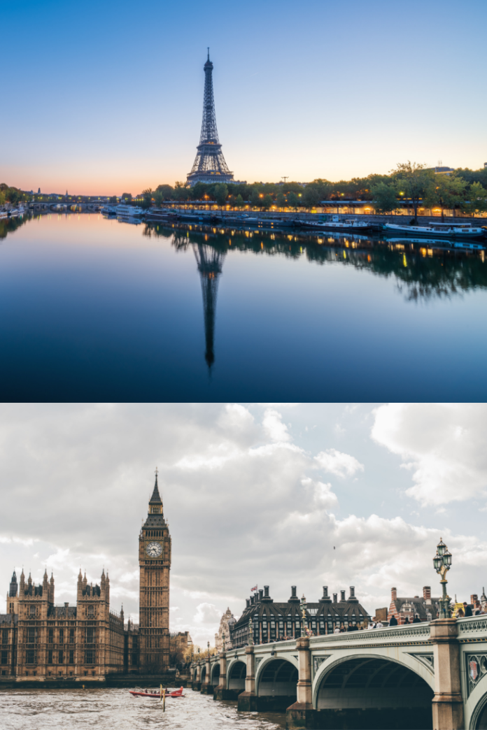 Up to 58% off hotels in Paris, France & London, England