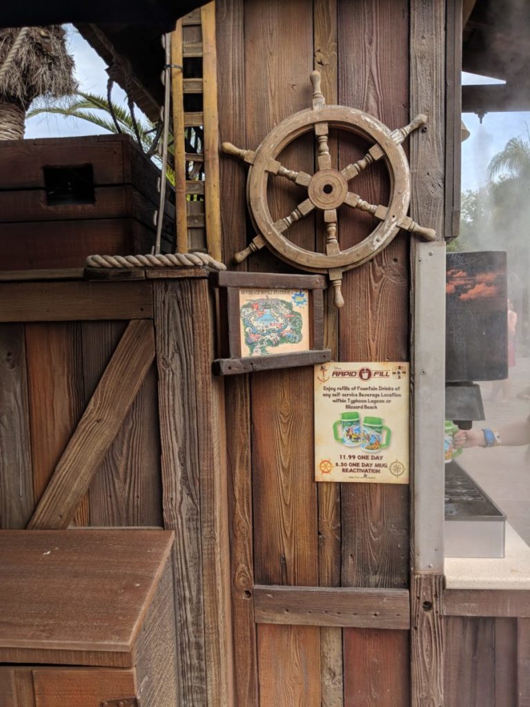 The rapid refill program at Typhoon Lagoon at Walt Disney World Resort is one of my favorite parts