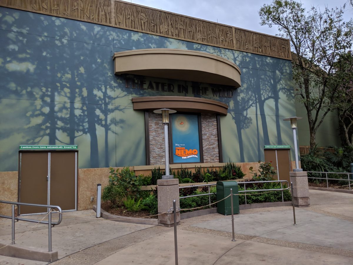 One way to avoid the heat at Dinoland USA at Walt Disney World's Animal Kingdom is going to the FInding Nemo musical show