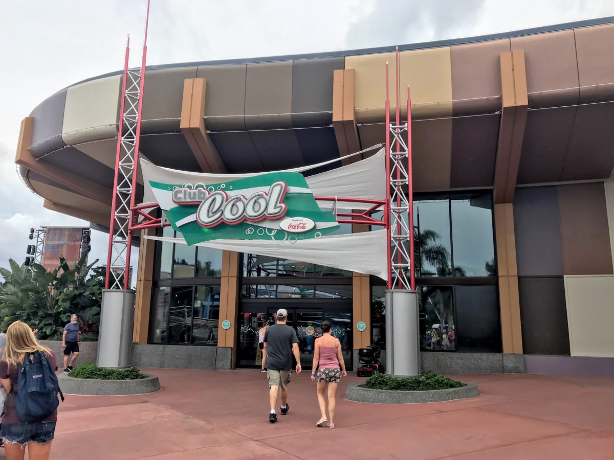 Club Cool has free soda and is a great place to visit at Disney's EPCOT park during the summer