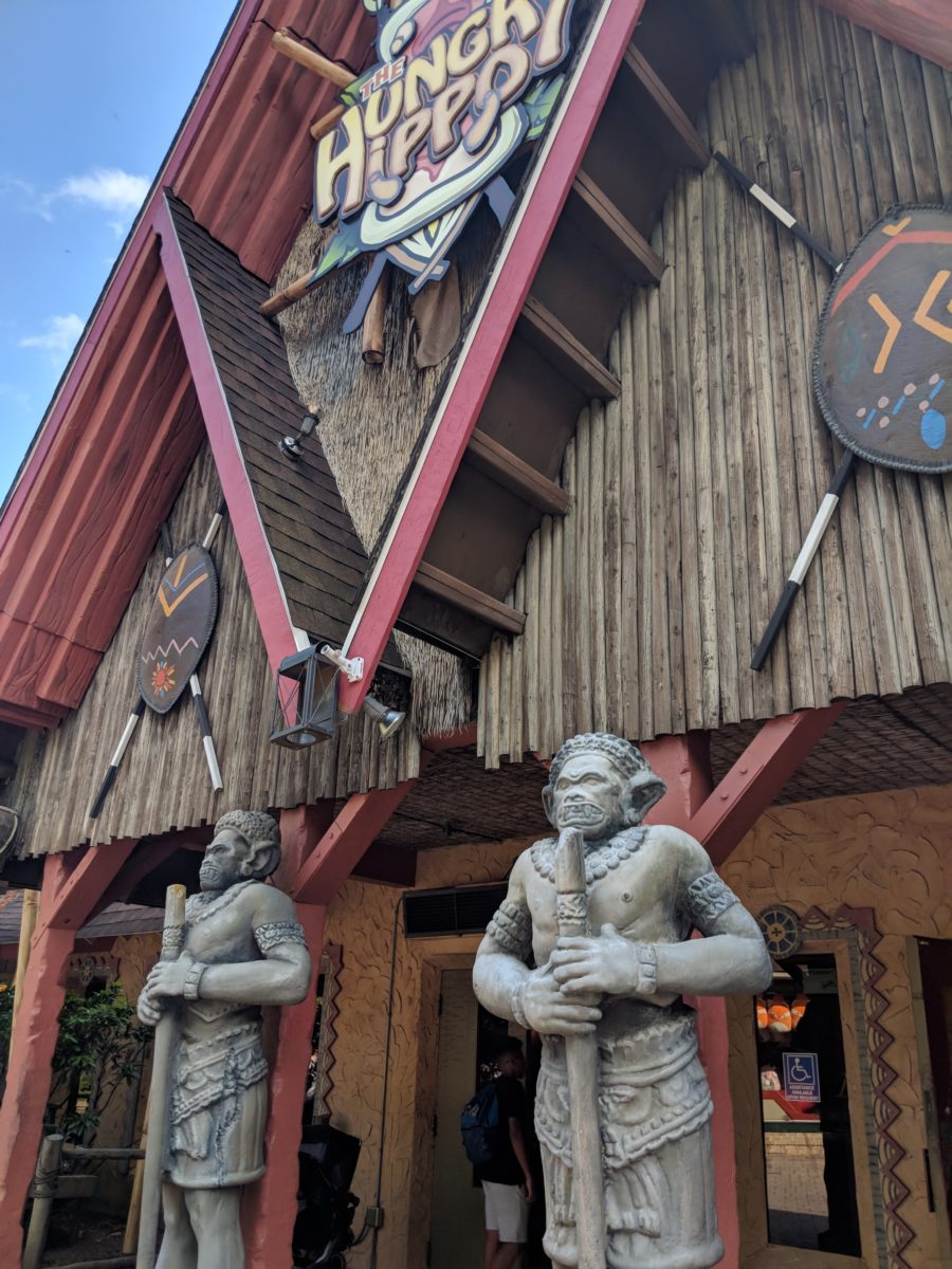 Kings Dominion has a lot of indoor restaurants which is great when it's hot in the summer