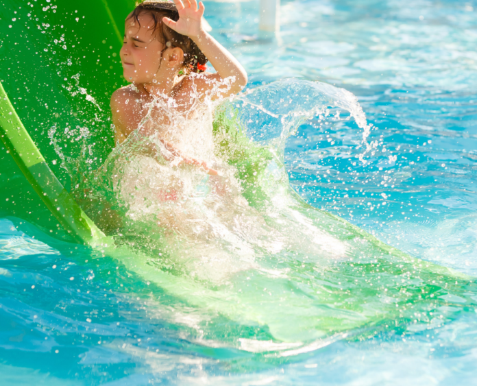 Enjoy children & toddler area, thrill rides at beach themed water park in Mason Ohio for a discounted rate