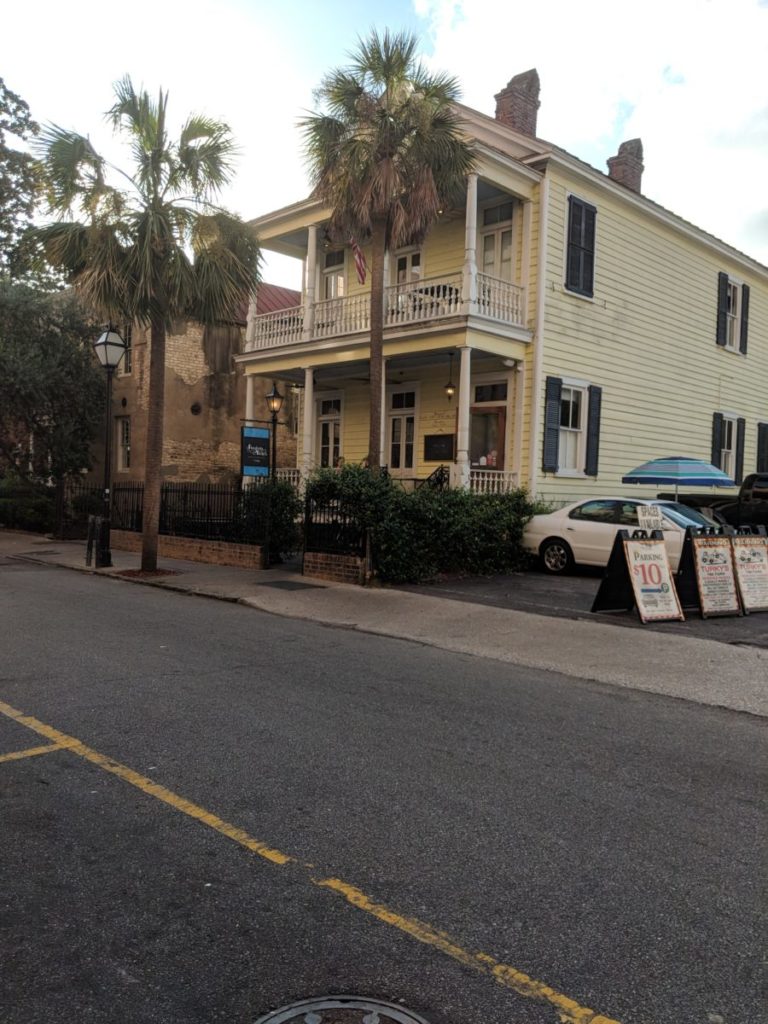 On the Charleston Macabre Ghost Walking Tour, you'll learn about a ghost that haunts popular restaurant Poogan's Porch