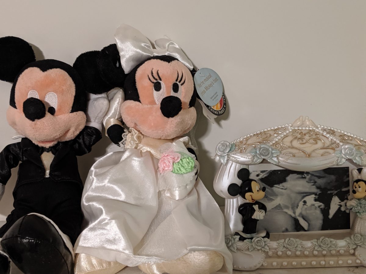 mickey and minnie mouse 2019 wedding soft toy set