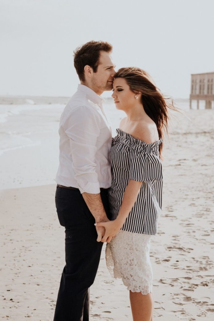 Picture of a couple in Ocean City. Find out the top romantic getaways in New Jersey.