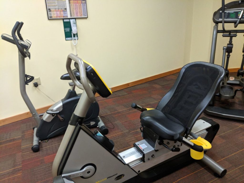 The Best Western at Disney Springs, part of Walt Disney World Resort in Orlando, Florida, has a nice fitness room for guests