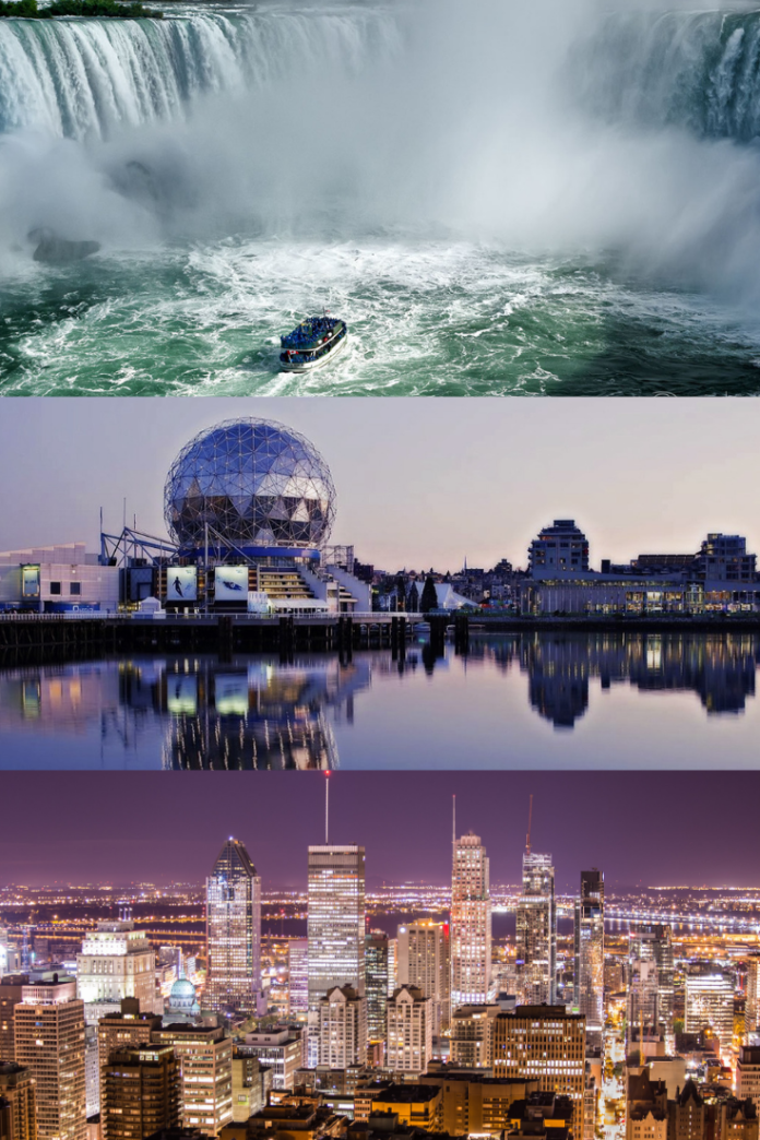 Win a trip to Montreal, Vancouver, Niagara Falls, Halifax, Toronto or Calgary