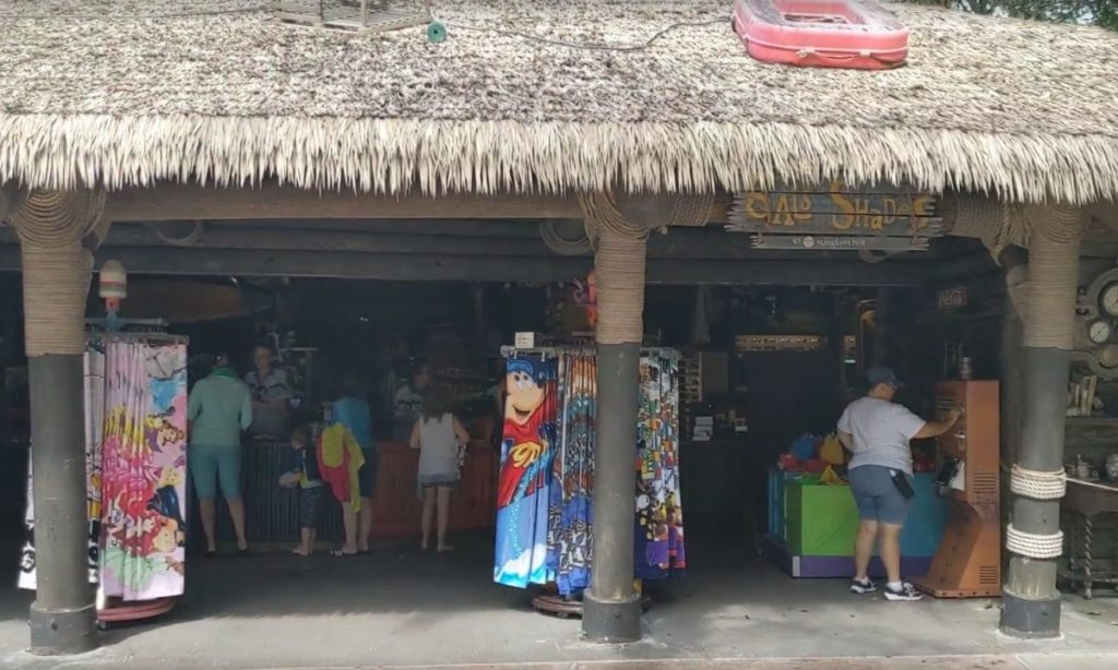 Typhoon Lagoon Gift Shop with Sal's Shades sunglasses and Disney towels