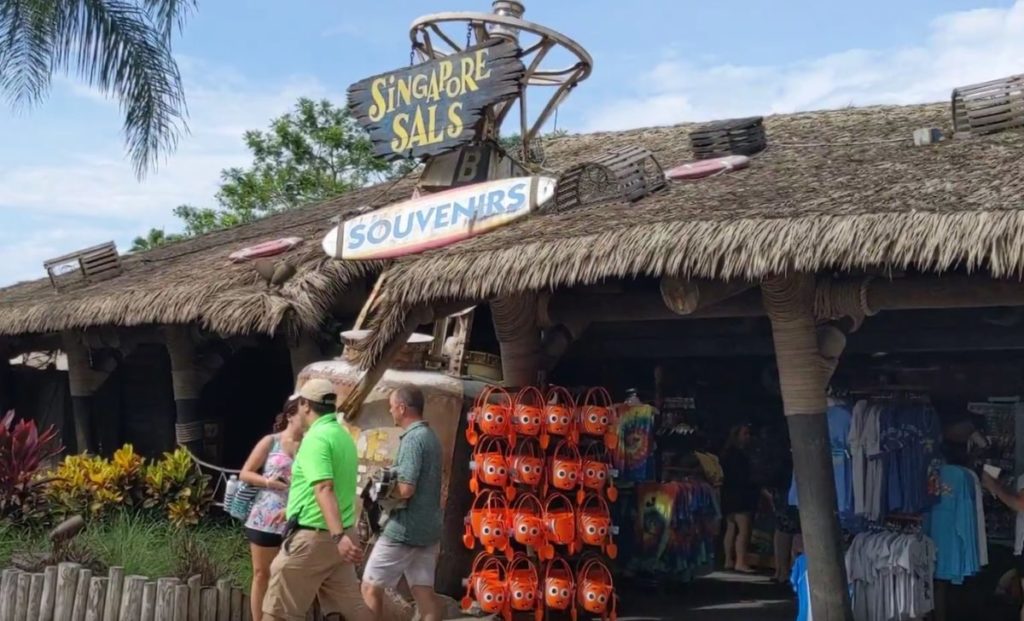 Singapore Sal's Souvenir Shop at Typhoon Lagoon in Disney World Orlando Florida