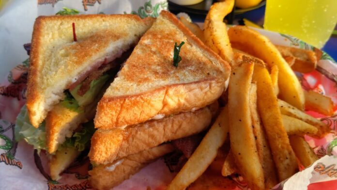 Loco Gecko Myrtle Beach has a great bacon, lettuce, tomato & avocado sandwich
