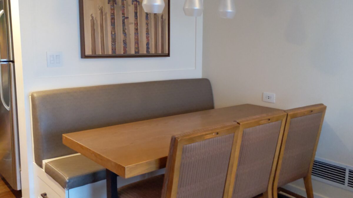 I like how two-bedroom villas at the Walt Disney World Resort in Orlando, Florida have a table and chairs so you can eat your meal in your room & save money by cooking meals.